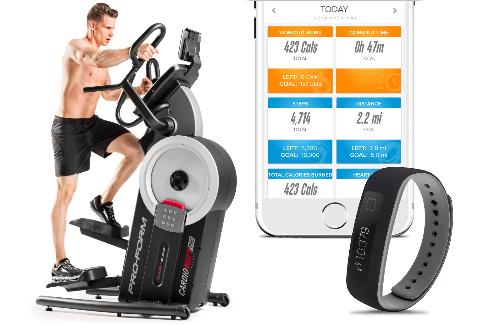 Trck your workout using wearables and equipment